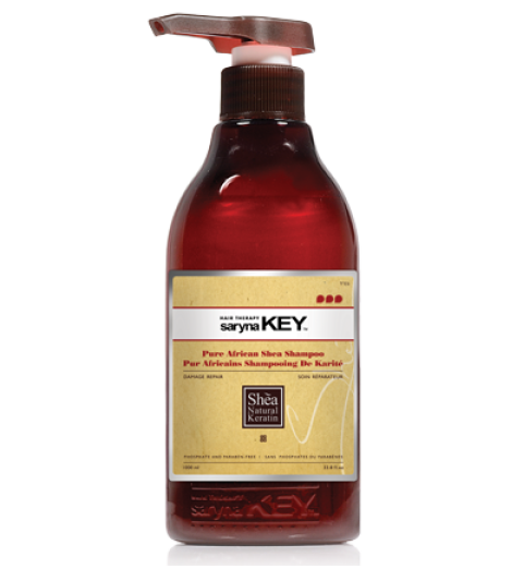 Saryna Key (Сарина Кей) Damage Repair Pure African Shea Butter Treatment Shampoo / Восстанавливающий шампунь с Африканским маслом Ши для сухих и повреждённых волос, 1000 мл