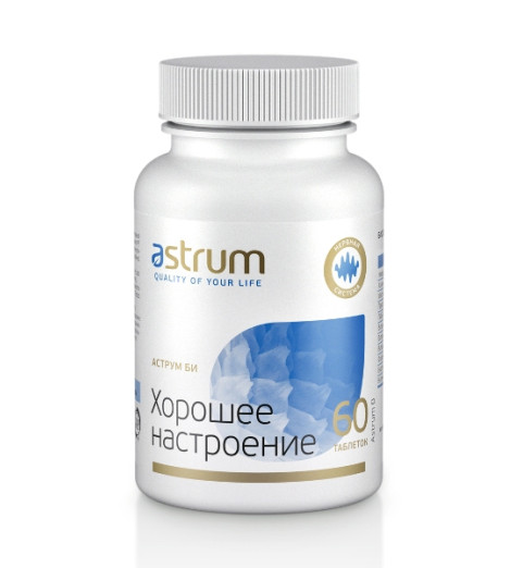 Astrum B / Аструм B Хорошее настроение - дефицит витаминов группы В, 60 таблеток Astrum B / Аструм B Хорошее настроение - дефицит витаминов группы В, 60 таблеток