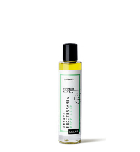 Beaute Mediterranea Superfood Hair Oil Hemp Line / Питательное масло для волос на основе семян конопли, 50 мл Beaute Mediterranea Superfood Hair Oil Hemp Line / Питательное масло для волос на основе семян конопли, 50 мл