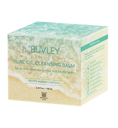 Buvley Pure Oil Cleansing Balm / Очищающий деликатный бальзам с океаническим комплексом, 100 мл Buvley Pure Oil Cleansing Balm / Очищающий деликатный бальзам с океаническим комплексом, 100 мл