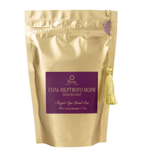 Diar Argana Royal Spa Dead Sea Salt / Минеральная соль Мертвого моря (средняя фракция 5-9 мм), 400 г Diar Argana Royal Spa Dead Sea Salt / Минеральная соль Мертвого моря (средняя фракция 5-9 мм), 400 г