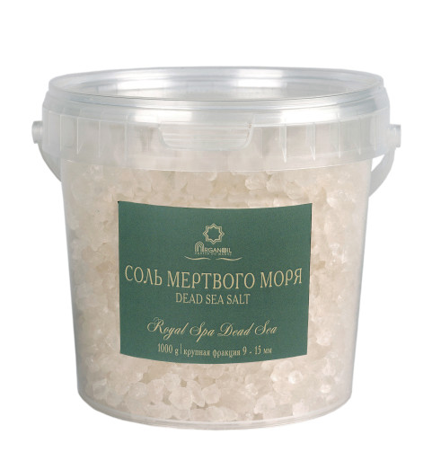 Diar Argana Royal Spa Dead Sea Salt / Минеральная соль Мертвого моря (мелкая фракция 3-5 мм), 1000 г Diar Argana Royal Spa Dead Sea Salt / Минеральная соль Мертвого моря (мелкая фракция 3-5 мм), 1000 г