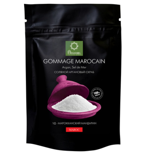Diar Argana Gommage Marocain / Соляной скраб с маслом арганы Уд-Марокканский Мандарин, 200г Diar Argana Gommage Marocain / Соляной скраб с маслом арганы Уд-Марокканский Мандарин, 200г