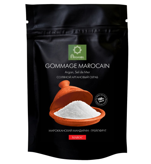 Diar Argana Gommage Marocain / Соляной скраб с маслом арганы Марокканский мандарин-Грейпфрут, 200г Diar Argana Gommage Marocain / Соляной скраб с маслом арганы Марокканский мандарин-Грейпфрут, 200г