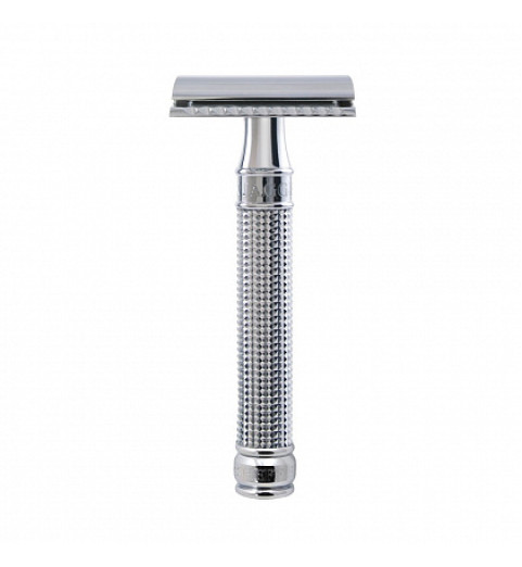 Т-образный станок Edwin Jagger DE3D14BL Laser Diamond, хром, эффект алмаза