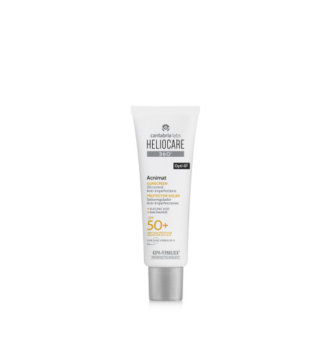 Heliocare 360º Acnimat Sunscreen / Себорегулирующий солнцезащитный крем с SPF 50 для кожи, склонной к акне, 50 мл