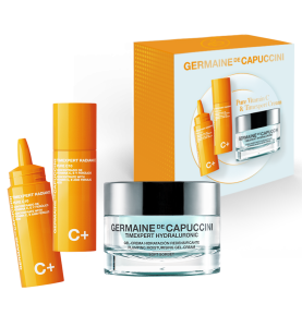 Germaine de Capuccini TimExpert Radiance C+ PureC10 and TimExpert Hydraluronic Soft Gel-Cream Set / Набор увлажняющий антиоксидантный для комбинированной и жирной кожи лица