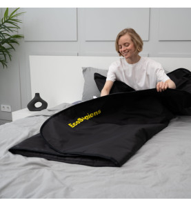 Термоодеяло для обертывания и инфракрасной сауны EcoSapiens Infrasauna 220х180 см черное Термоодеяло для обертывания и инфракрасной сауны EcoSapiens Infrasauna 220х180 см черное