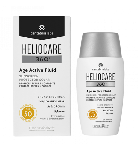Heliocare 360º Age Active Fluid / Солнцезащитный омолаживающий флюид SPF50, 50 мл Heliocare 360º Age Active Fluid / Солнцезащитный омолаживающий флюид SPF50, 50 мл