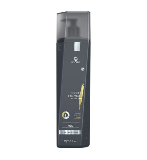 Honma Tokyo Шаг 1: Подготавливающий шампунь Coffee Premium Сollagen Dilator Shampoo, 1000 мл Honma Tokyo Шаг 1: Подготавливающий шампунь Coffee Premium Сollagen Dilator Shampoo, 1000 мл