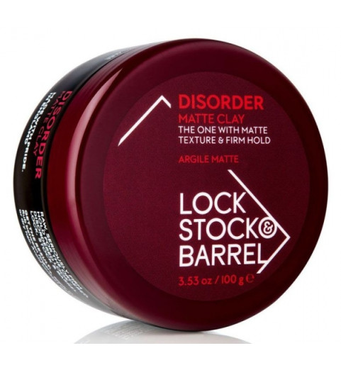 Lock Stock & Barrel Disorder Matte Clay / Жесткая глина, 100 гр. Lock Stock & Barrel Disorder Matte Clay / Жесткая глина, 100 гр.