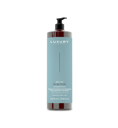 Luxury Hair Pro Relive Shampoo Bivalente Bi-Action / Шампунь двойного действия, 1000 мл Luxury Hair Pro Relive Shampoo Bivalente Bi-Action / Шампунь двойного действия, 1000 мл