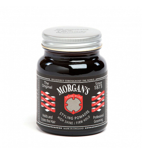 Помада для укладки Morgans Pomade Сильная фиксация / Сильный блеск, 100 г Помада для укладки Morgans Pomade Сильная фиксация / Сильный блеск, 100 г