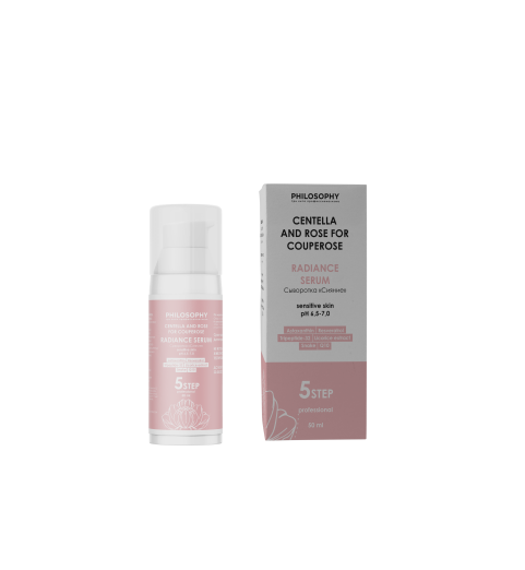 Philosophy Radiance Serum / Сыворотка "Сияние" с центеллой и розой азиатской для куперозной кожи, 50 мл Philosophy Radiance Serum / Сыворотка "Сияние" с центеллой и розой азиатской для куперозной кожи, 50 мл