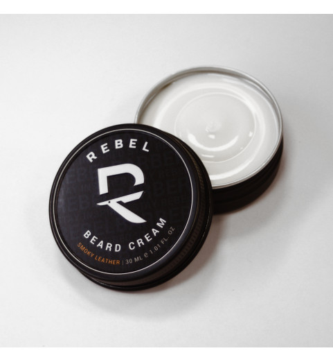 Rebel Barber Smoky Leather / Премиальный крем для бороды и усов, 30 мл Rebel Barber Smoky Leather / Премиальный крем для бороды и усов, 30 мл