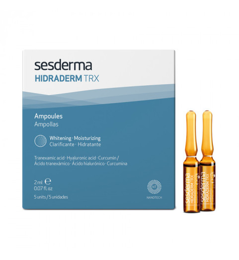 Sesderma Hidraderm Trx Ampoules / Средство в ампулах увлажняющее, осветляющее, 5 шт по 2 мл Sesderma Hidraderm Trx Ampoules / Средство в ампулах увлажняющее, осветляющее, 5 шт по 2 мл