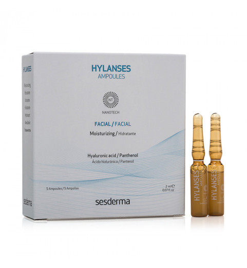 Sesderma Hylanses Ampoules / Средство в ампулах увлажняющее, 5 шт. по 2 мл Sesderma Hylanses Ampoules / Средство в ампулах увлажняющее, 5 шт. по 2 мл