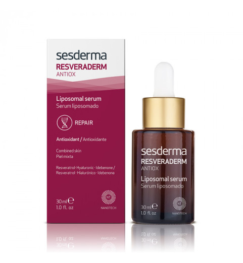 Sesderma Resveraderm Antiox Liposomal Serum / Сыворотка липосомальная антиоксидантная , 30 мл Sesderma Resveraderm Antiox Liposomal Serum / Сыворотка липосомальная антиоксидантная , 30 мл