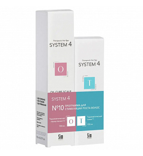 Sim Sensitive System 4 Программа №10 для стимуляции роста волос стандарт, 150+150 мл Sim Sensitive System 4 Программа №10 для стимуляции роста волос стандарт, 150+150 мл