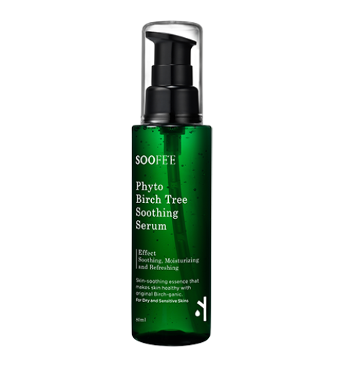 Soofee Phyto Birch Tree Soothing Serum / Фито сыворотка на основе берёзового сока, 80 мл