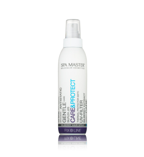 Spa Master Care & Protect Bilpberry Hair Spray / Спрей для защиты волос 320С° pH 4.0, 200 мл