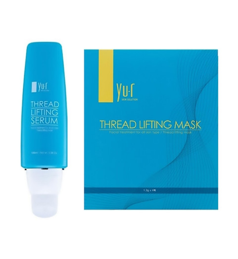 Yu.R Thread Lifting Set №1 / Набор для тредлифтинга (сыворотка + маска 10 шт) Yu.R Thread Lifting Set №1 / Набор для тредлифтинга (сыворотка + маска 10 шт)